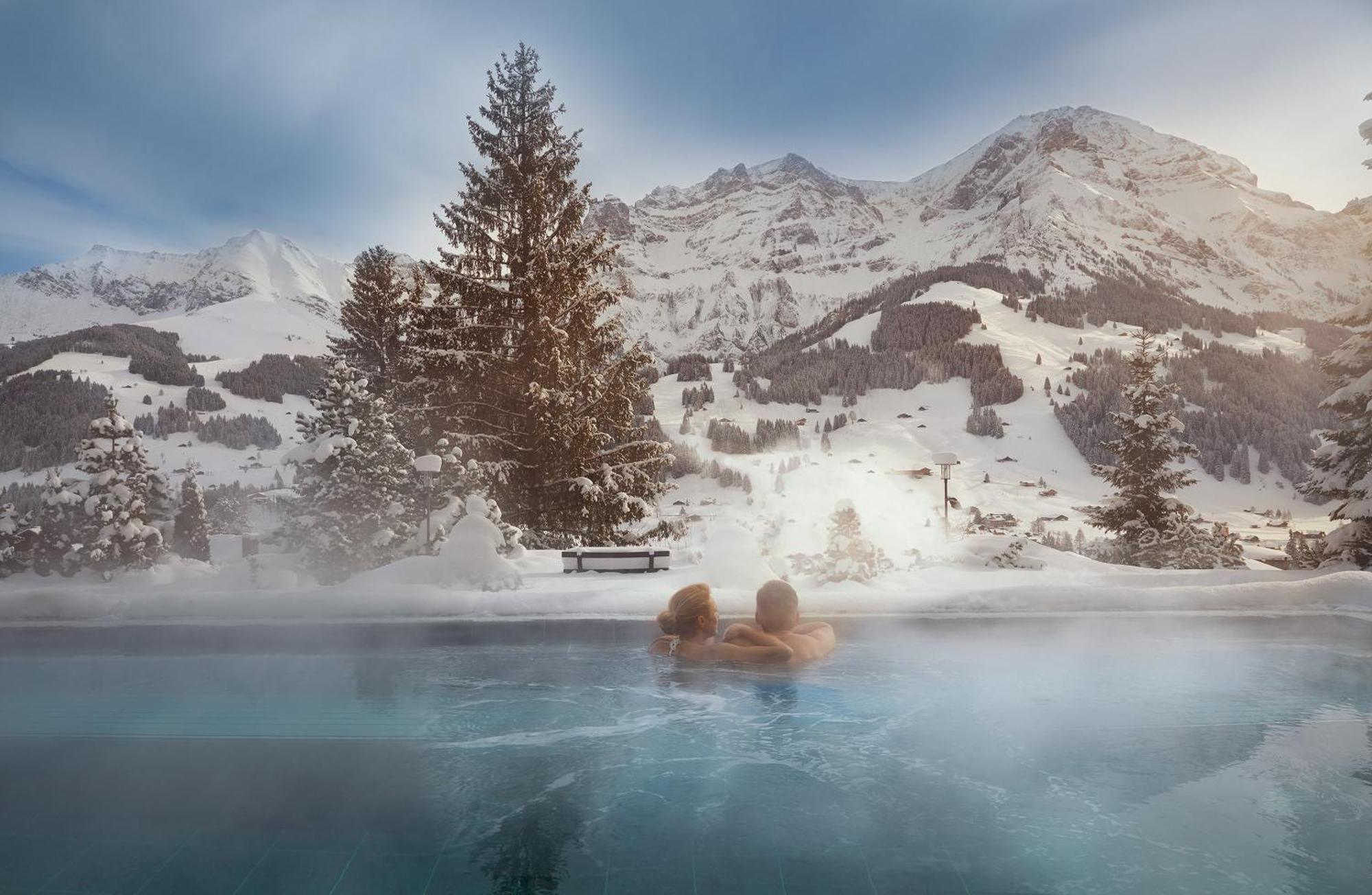 Bellevue Parkhotel & Spa - Relais & Chateaux Adelboden Exteriör bild